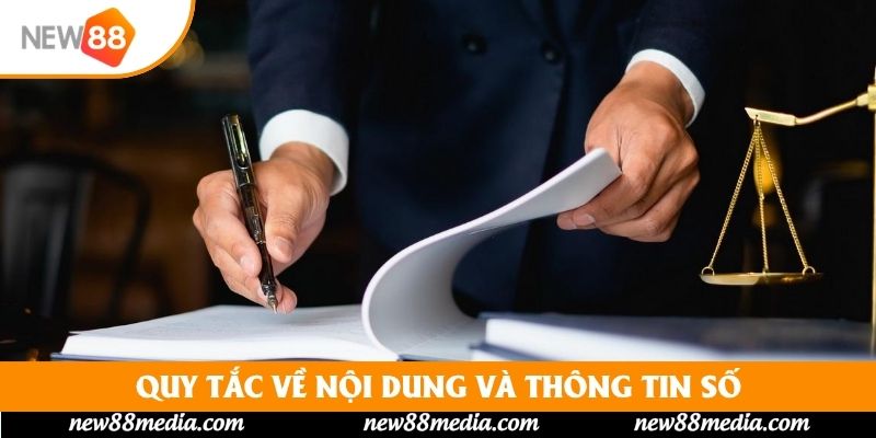Quy tắc về nội dung và thông tin số
