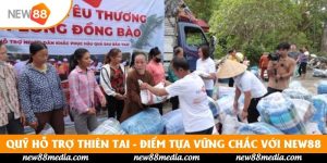 Quỹ Hỗ Trợ Thiên Tai - Điểm Tựa Vững Chắc Với New88