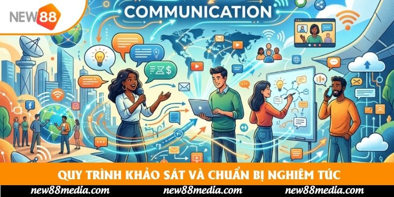 Quy trình khảo sát và chuẩn bị nghiêm túc